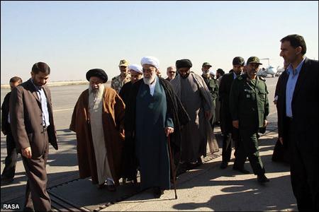 آيين استقبال و ورود رييس دفتر مقام معظم رهبري به خوزستان