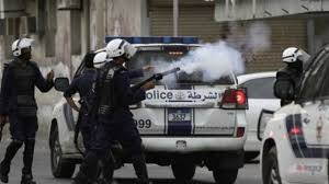شليک پليس بحرين به معترضان