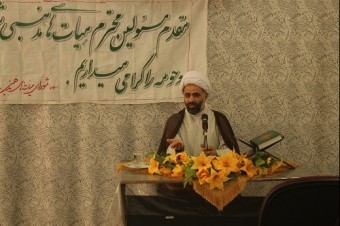 حجت الاسلام حسن باقري، رييس تبليغات اسلامي شهرستان پارس آباد