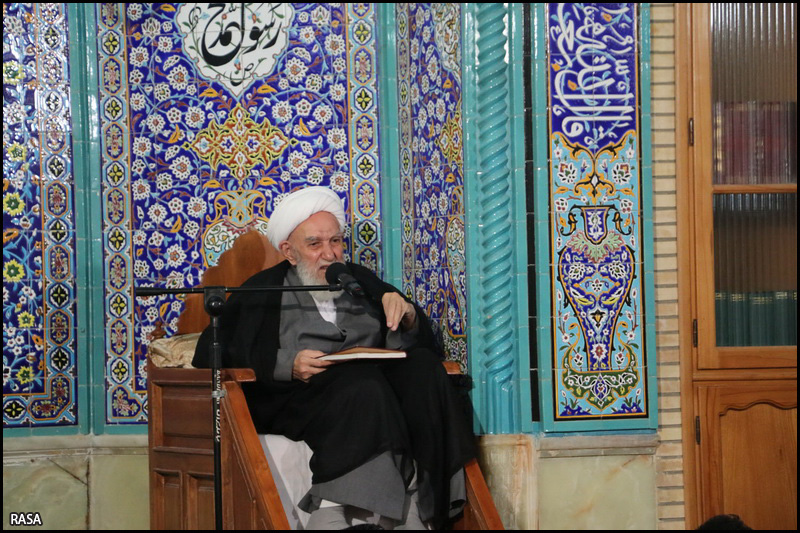 سخنرانی آیت الله ناصری در ماه مبارک رمضان در مسجد کمرزرین اصفهان