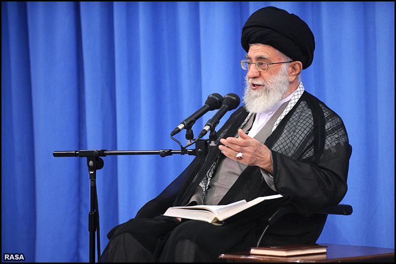 جلسه درس خارج فقه مقام معظم رهبری - حضرت آیت الله خامنه ای