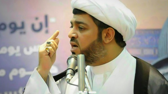 حجت الاسلام شیخ حسین الدیهی معاون دبیرکل جمعیت الوفاق بحرین