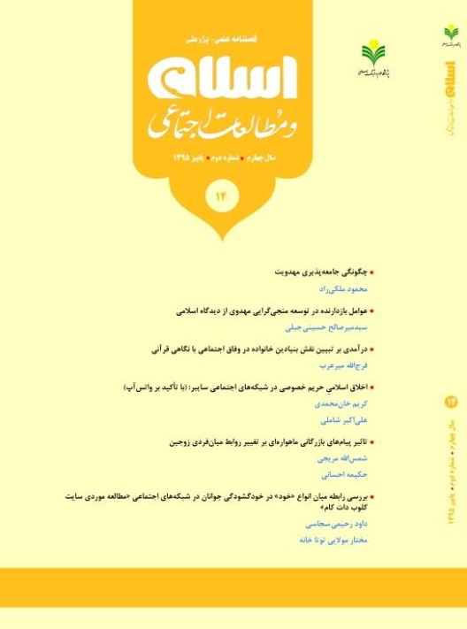  فصلنامه «اسلام و مطالعات اجتماعی»