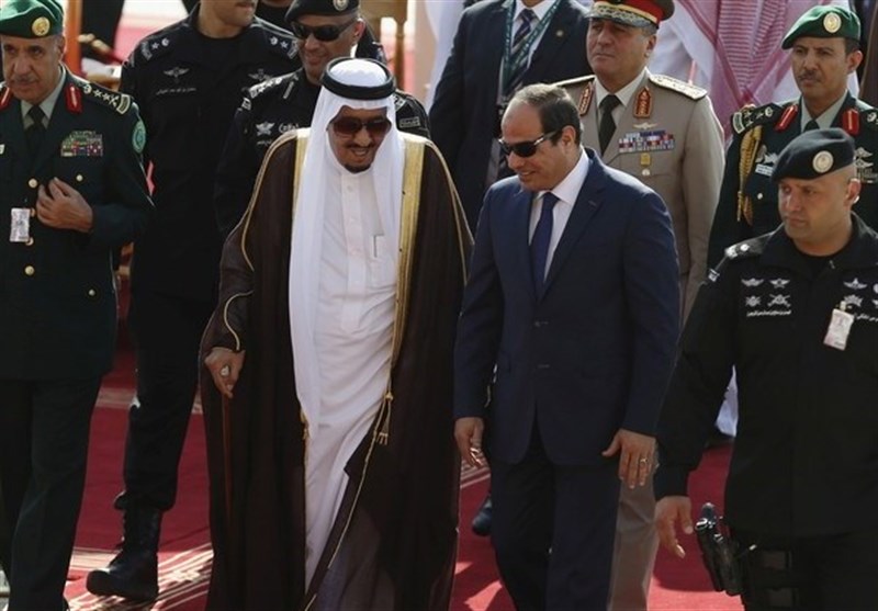 عربستان و مصر سیسی و ملک سلمان