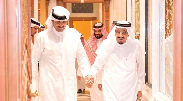 امیر قطر و امیر عربستان