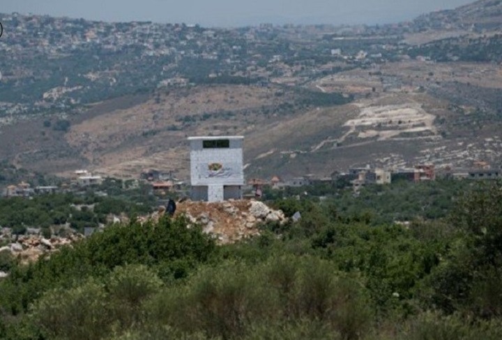 برجک دیده بانی در مرز بین لبنان و رژیم صهیونیستی