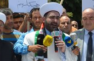 شیخ احمد القطان در تجمع حمایت از مسجد الاقصی