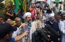 شیخ بلال شعبان در تجمع حمایت از مسجد الاقصی