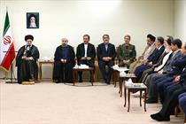 دیدار رئیسجمهور و اعضای هیأت دولت با مقام معظم رهبری