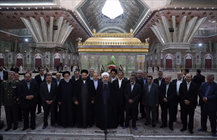 روحانی در مراسم تجدید میثاق دولت دوازدهم با آرمان‌های امام راحل