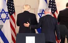 دونالد ترامپ رییس جمهور آمریکا و بنیامین نتانیاهو نخست وزیر رژیم صهیونیستی
