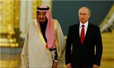 سلمان شاه سعودی و پوتین رییس جمهور روسیه