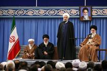 روحانی در دیدار مسؤولان نظام با رهبر معظم انقلاب