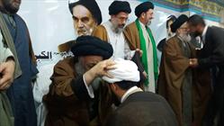 برگزاری مراسم عمامه گذاری طلاب مدرسه امام خمینی در نجف اشرف 