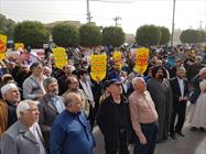 راهپیمایی مردم اهواز در حمایت از قدس شریف