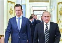 دیدار ولادیمیر پوتین رییس جمهور روسیه با بشار اسد رییس جمهور سوریه