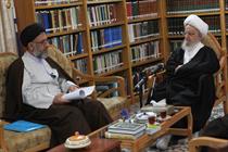 آیت الله مکارم شیرازی در دیدار حجت الاسلام حسینی نژاد