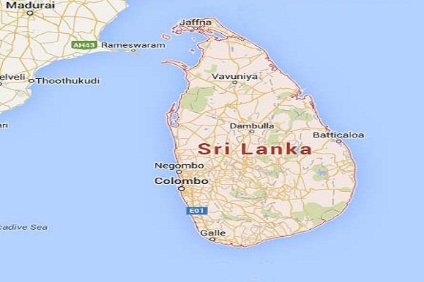 نقشه سریلانکا