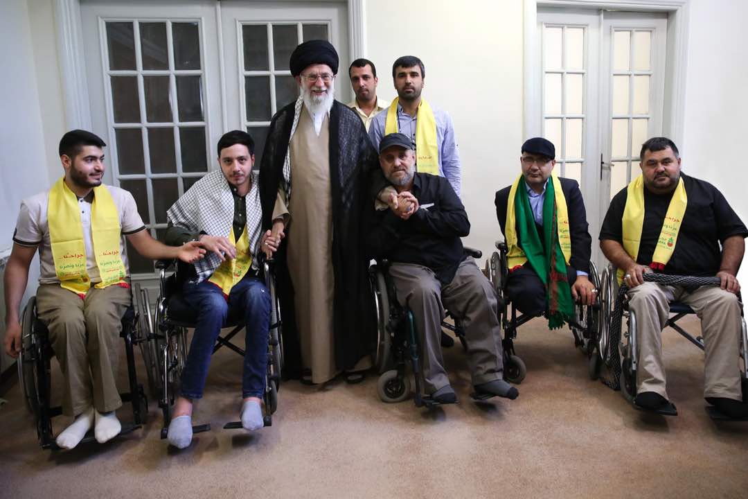 دیدار جانبازان حزب الله با رهبر انقلاب