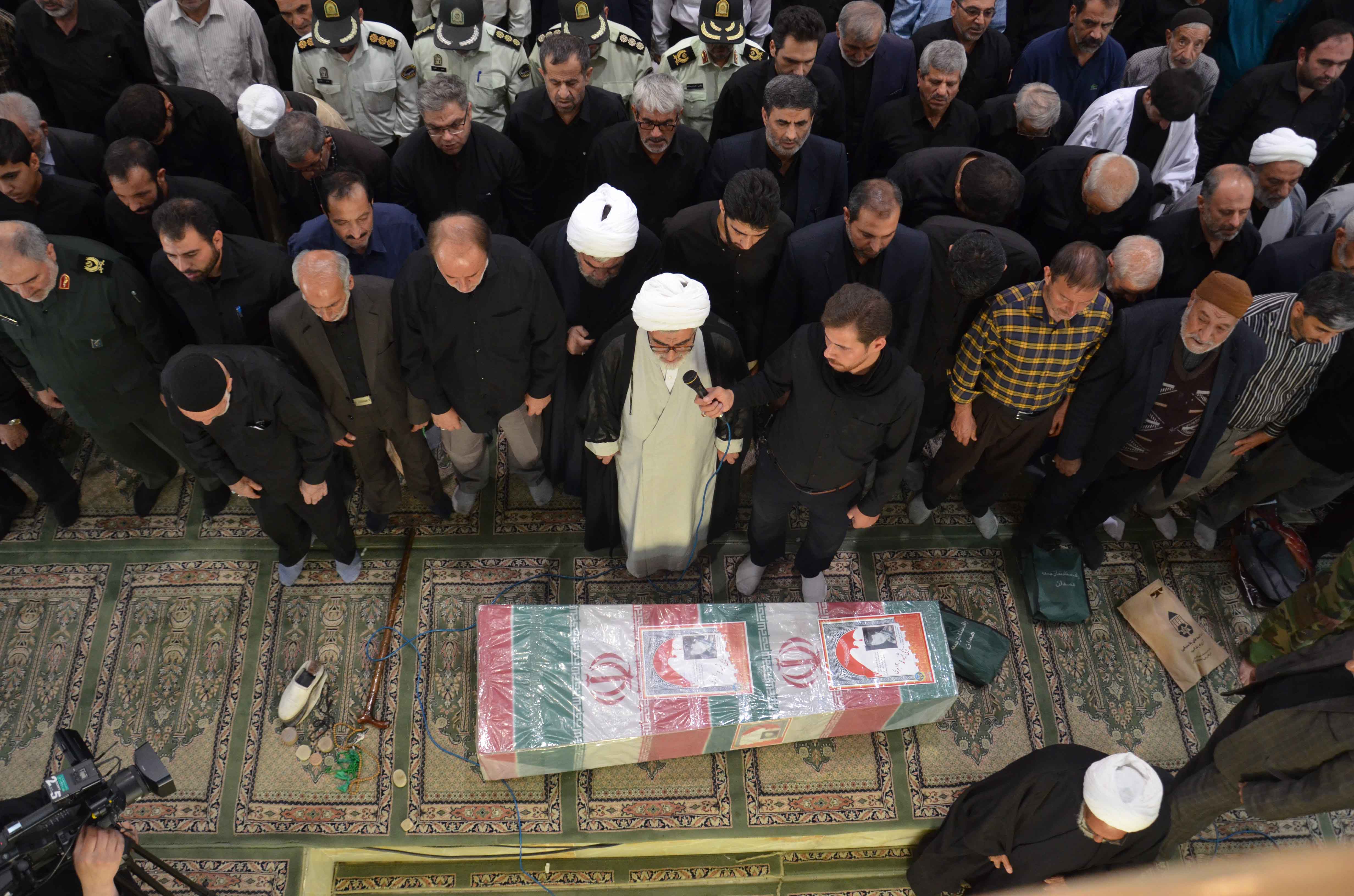 نماز جمعه همدان و تشییع پیکر پاک شهید جواهری