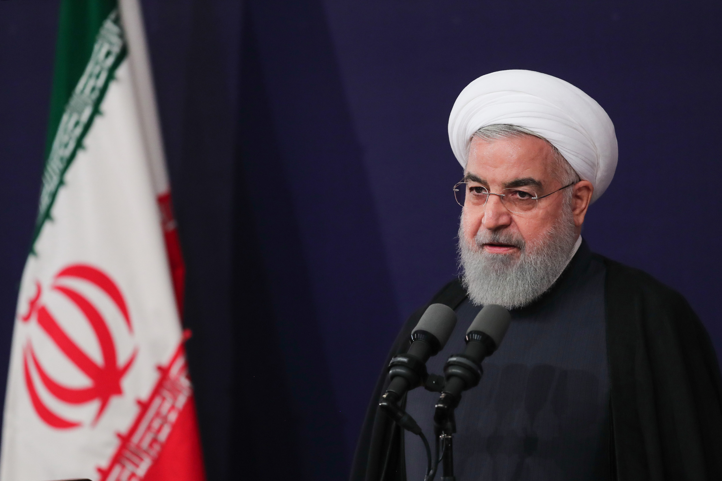 روحانی رییس جمهور در دانشگاه تهران