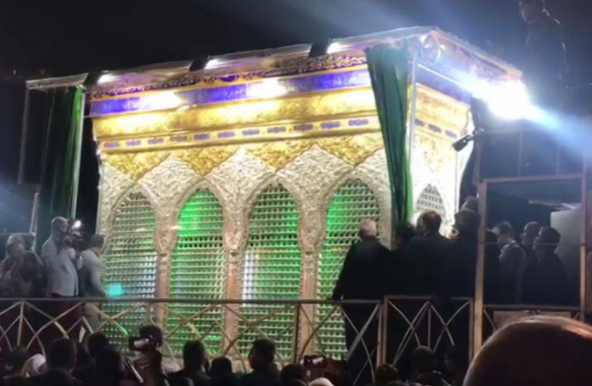  رونمايي از ضريح خيمه گاه امام حسين در بوشهر