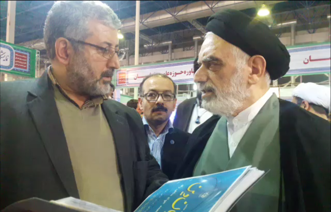 بازدید حجت الاسلام والمسلمین عاملی از نمایشگاه پژوهش و فناوری مشهد مقدس
