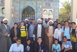 اردوی دانش آموزی آشنایی با حوزه علمیه در بهبهان برگزار شد