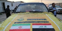 ورود کاروان جنبش «النجباء» عراق به ایران برای کمک به سیل‌زدگان