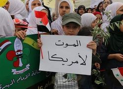 حضور کودکان سوری در راهپیمایی روز قدس