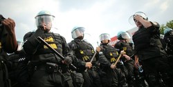 آماده‌باش کامل پلیس در واشنگتن دی‌سی برای مقابله با اعتراضات احتمالی