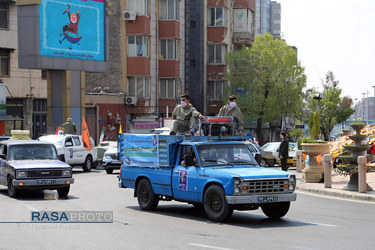 رزمایش دفاع بیولوژیک نیروی زمینی سپاه در تهران