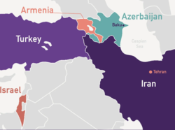 تنش ایران - جمهوری آذربایجان بر سر اسرائیل و مسائل ژئوپلیتیک است