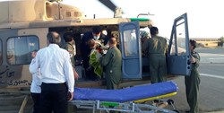گزارشی از اورژانس هوایی پایگاه هوانیروز شهید جواد امینی شهرستان آبیک
