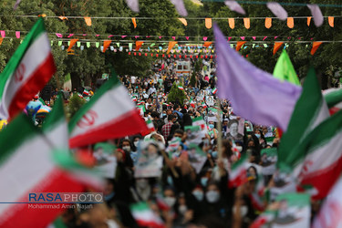 جشن پیروزی هواداران آیت الله رئیسی در همدان